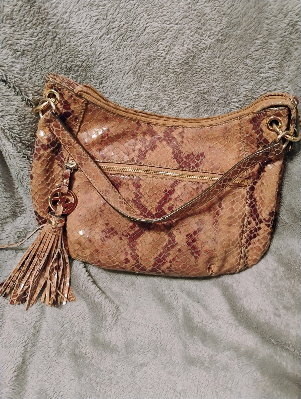 Michael Kors Snakeskin Shoulder Bag
